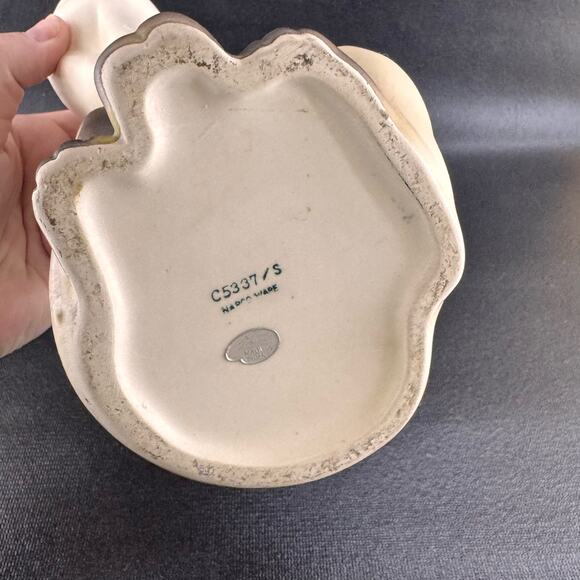 Vintage Porcelain Siamese Sitting Cat Planter 10" Tall Made in Japan - Picture 7 of 9